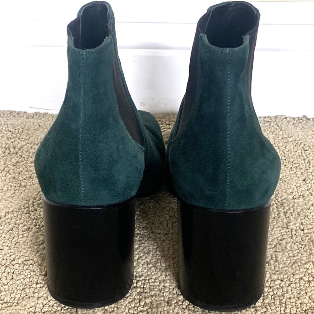 Rag & Bone "Aslen" Forest Green Suede Ankle Boots… - image 6